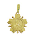 Médaille des Templiers en métal classique antique personnalisée